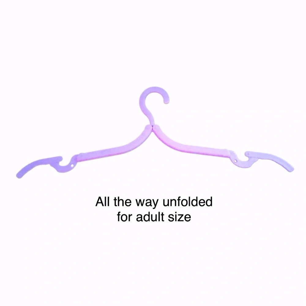 Compact Travel Hangers ~ Set of 10